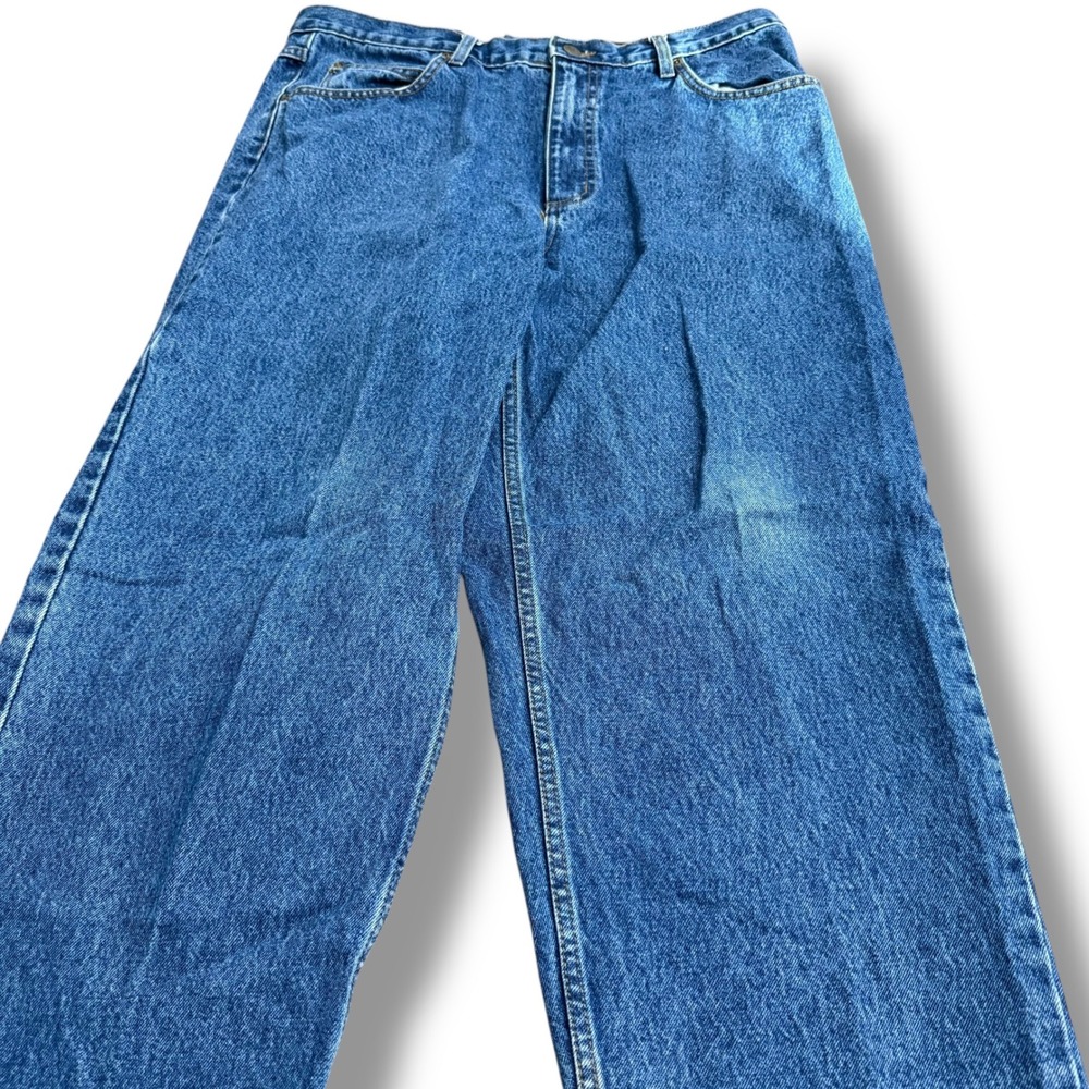 Open Trails Mens Blue Denim Jeans Authentic Stonewashed Size 36x34(36x30) - Picture 3 of 9